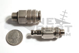 StoneRust.com - Omniswivel - QD Female w/ 9/16 -18Male. 3/8"-24 Male to Male Q.D Check Valve - 1